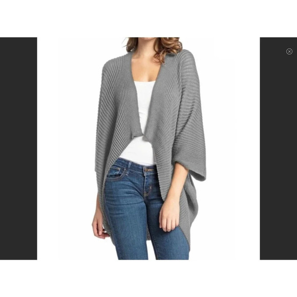 Save the Ocean NWT Ribbed Knit Cape/Poncho for Women One Size - Picture 9 of 10